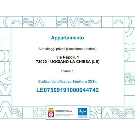 Casacuddrica N 1 A Due Passi Da Otranto Appartamento *